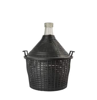 Vinballon i kurv 10 liter