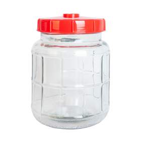 Glasballon 5 liter med stor åbning