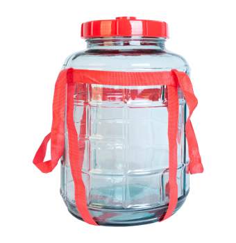 Glasballon 14 liter med stor åbning