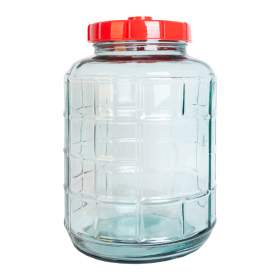 Glasballon 14 liter med stor åbning