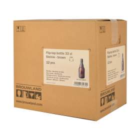 Ølflaske Steinie 33 cl. 12 stk.