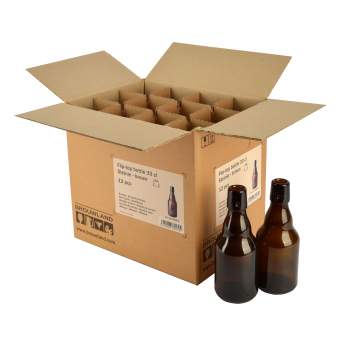 Patentflaske Steinie 33 cl.