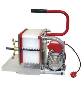 Plade filter 20x20 med pumpe og 12 filterplader