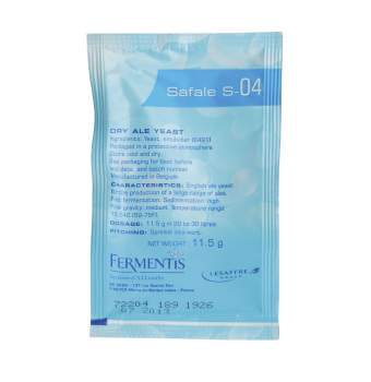 SafAle S-04 overgær - 11,5 g.