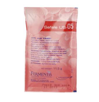 SafAle US-05 overgær - 11,5 g.