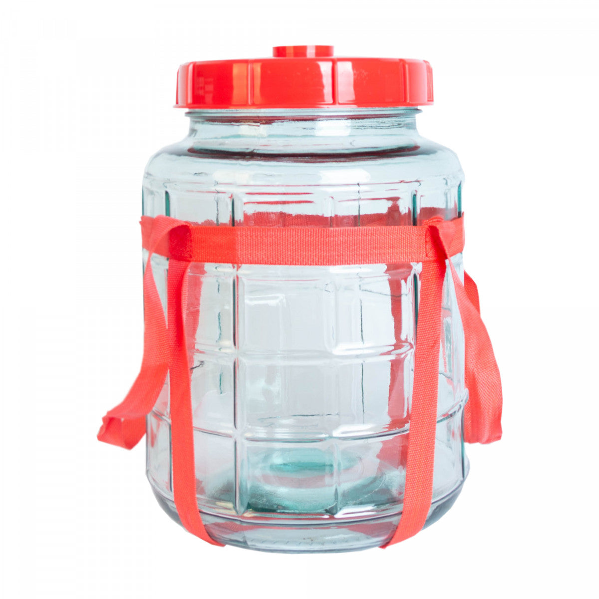 Glasballon 9 liter med stor åbning