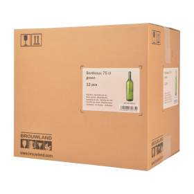Vinflaske Bordeaux 75 cl. 12 stk.